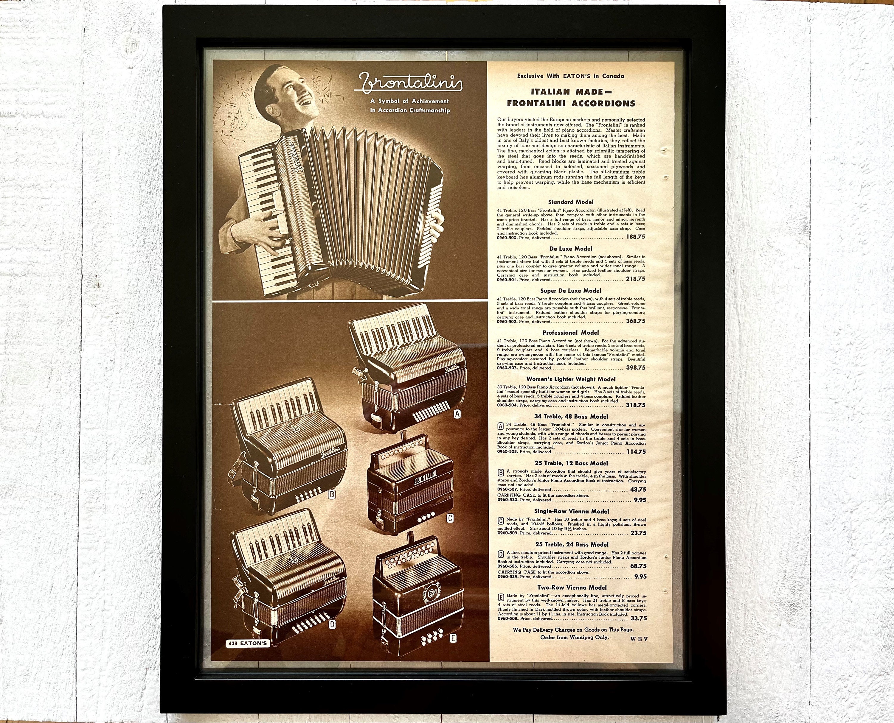 Frontalini Accordion Etsy