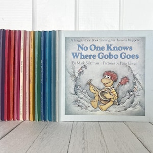 Vintage 1980&#39;s &#39;Fraggle Rock&#39; Children&#39;s Hardcover Weekly Reader Series Muppet Books - Choose From List