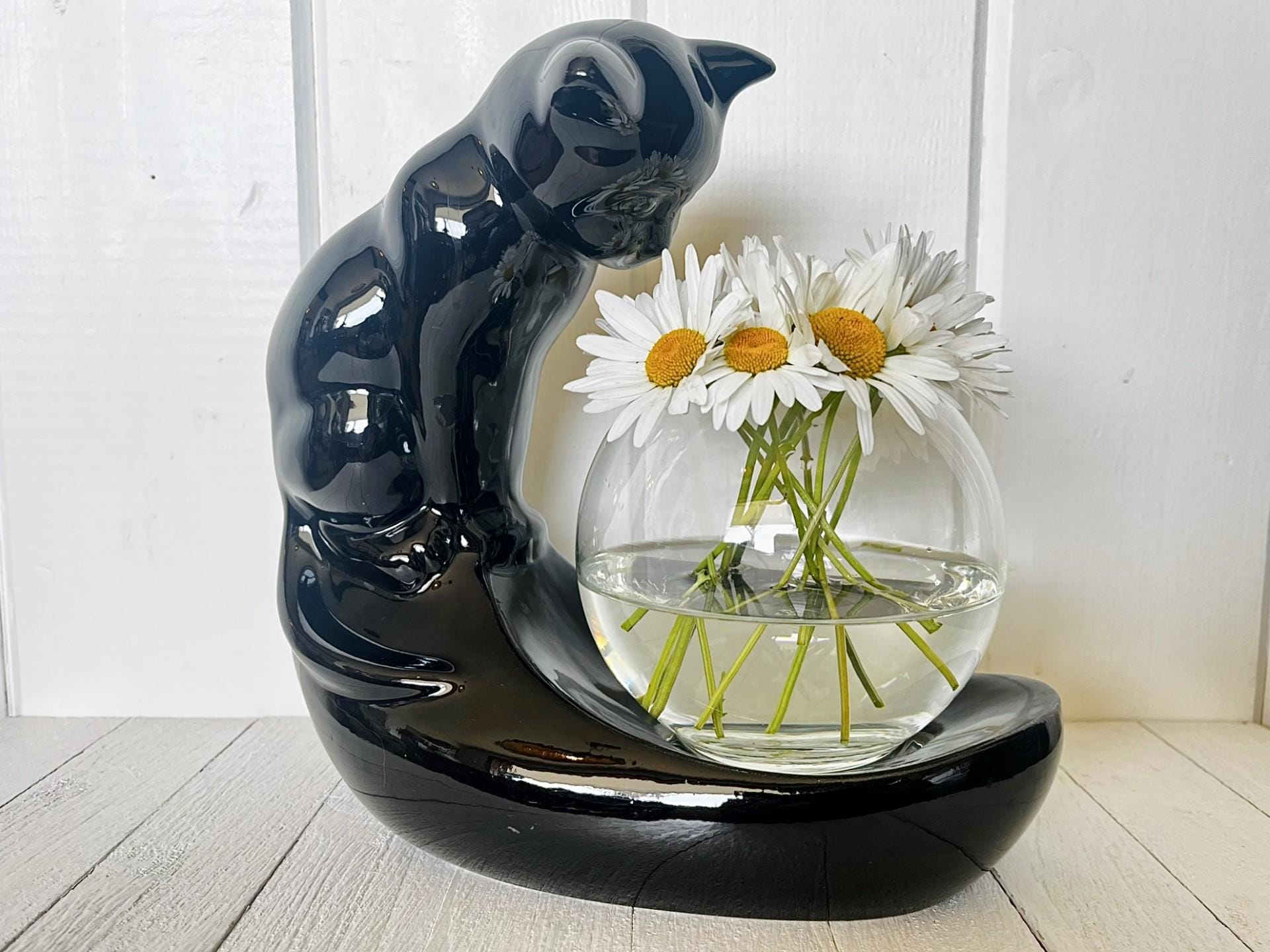 Vintage Cat Fishbowl - Etsy