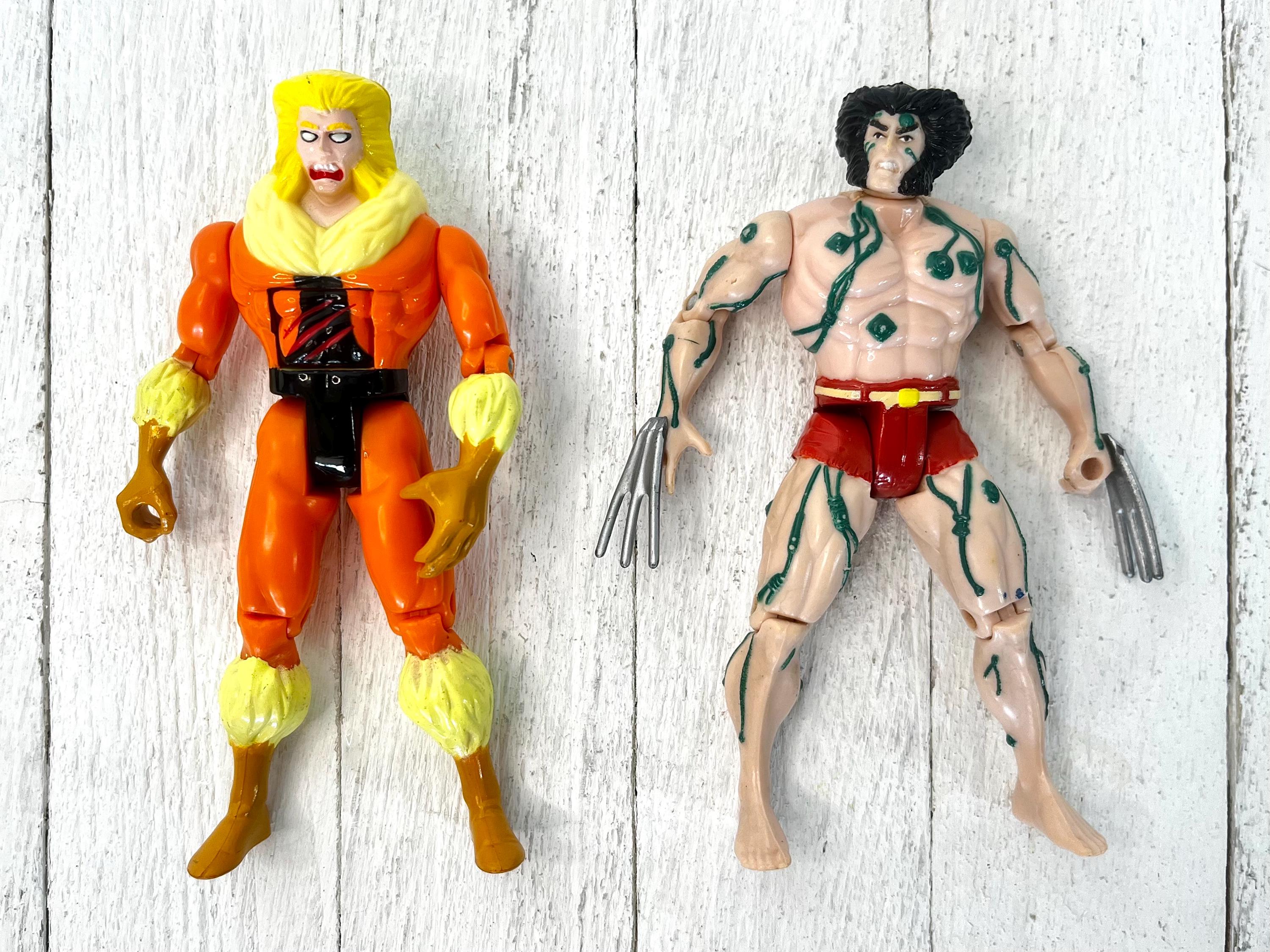 Set of 4 Vintage 90's Marvel Comics X-men Mutant Super Hero Team