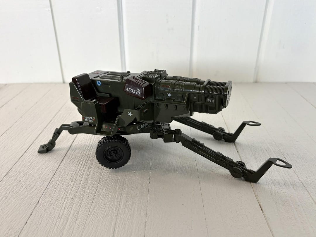 Hal Toy Vintage 80's GI Joe Toy HAL (heavy Artillery Laser) Gun Cannon, Real ...