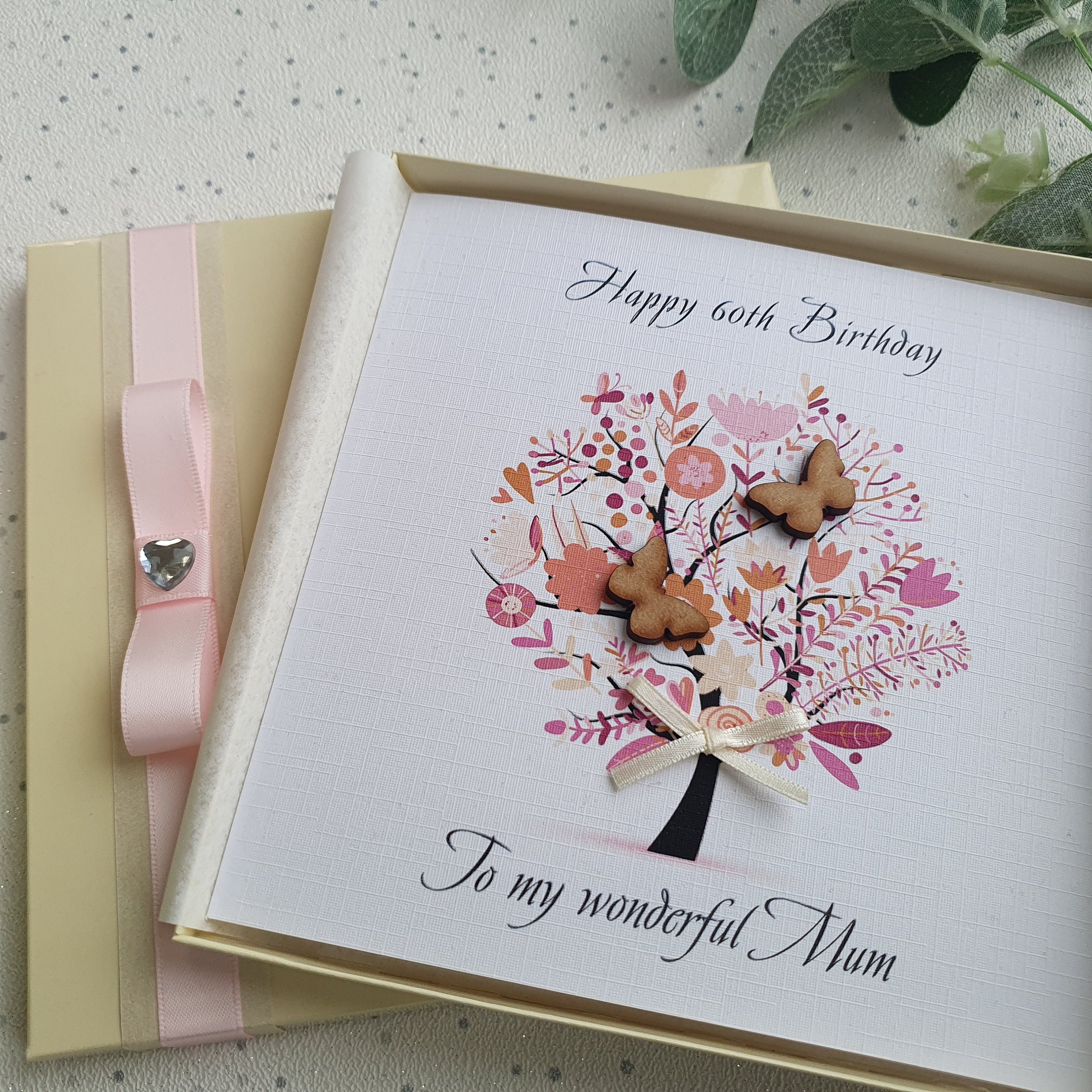 Luxury Boxed Handmade personalised birthday card 21st 30th Etsy
