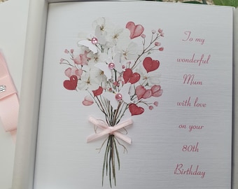 Personalised Birthday Card 15th 16th 17th 18th 20th 21st 25th 30th 40 Granddaughter Wife Sister Aunt Daughter Niece Friend with Keepsake Box