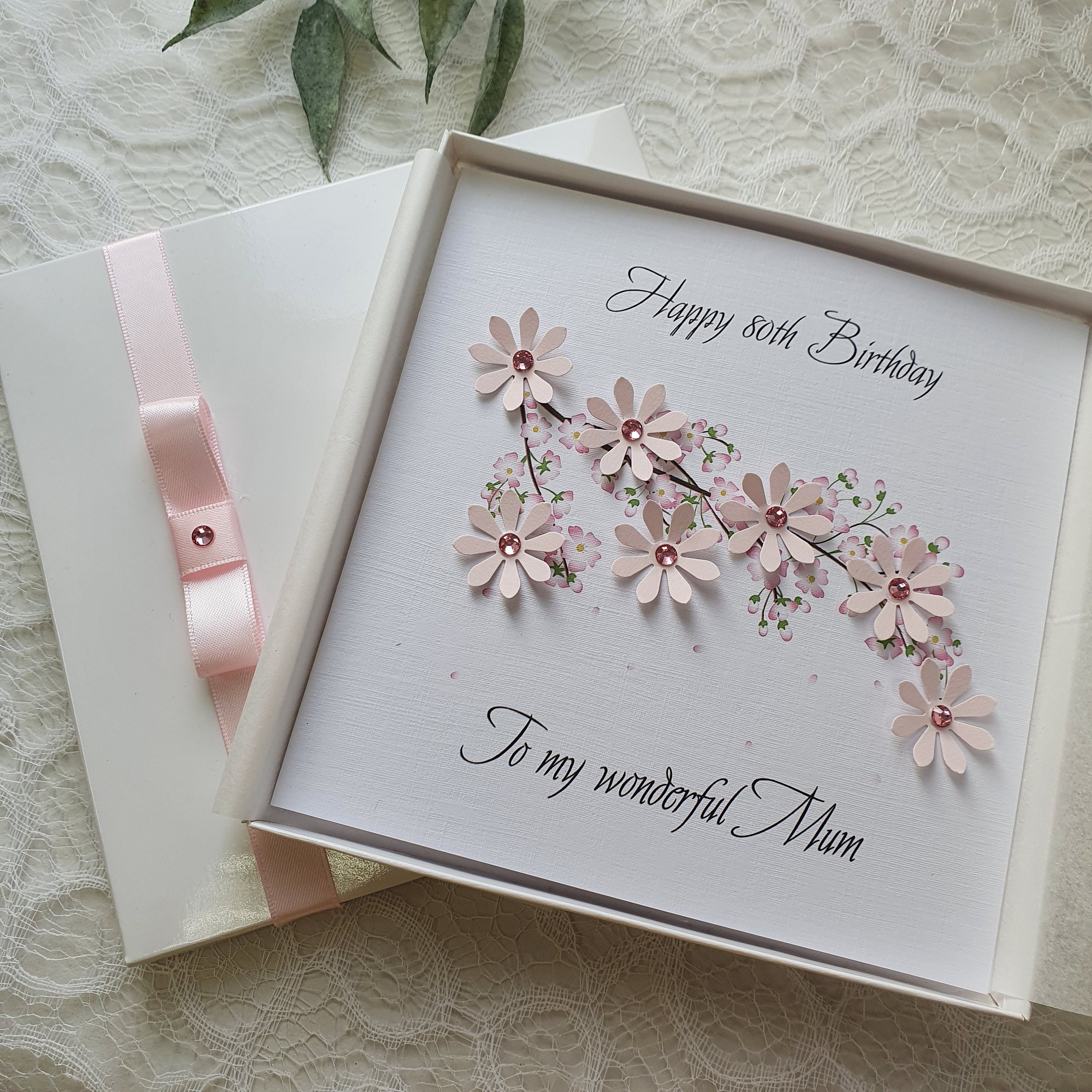 Luxury Handmade Personalised Birthday Card 21st 30th 40th 50th 60th ...