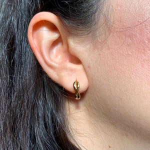Lily Graciana - 18k gold, silver waterproof tarnish proof hypoallergenic allergy free hoops round earrings