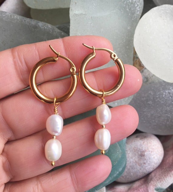 Etsy baroque pearl earrings deals