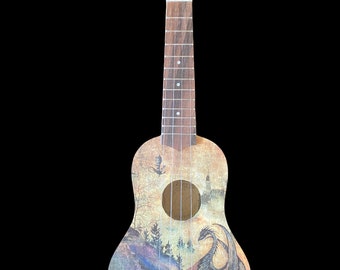 Handcrafted Soprano Ukulele "Wyvern"