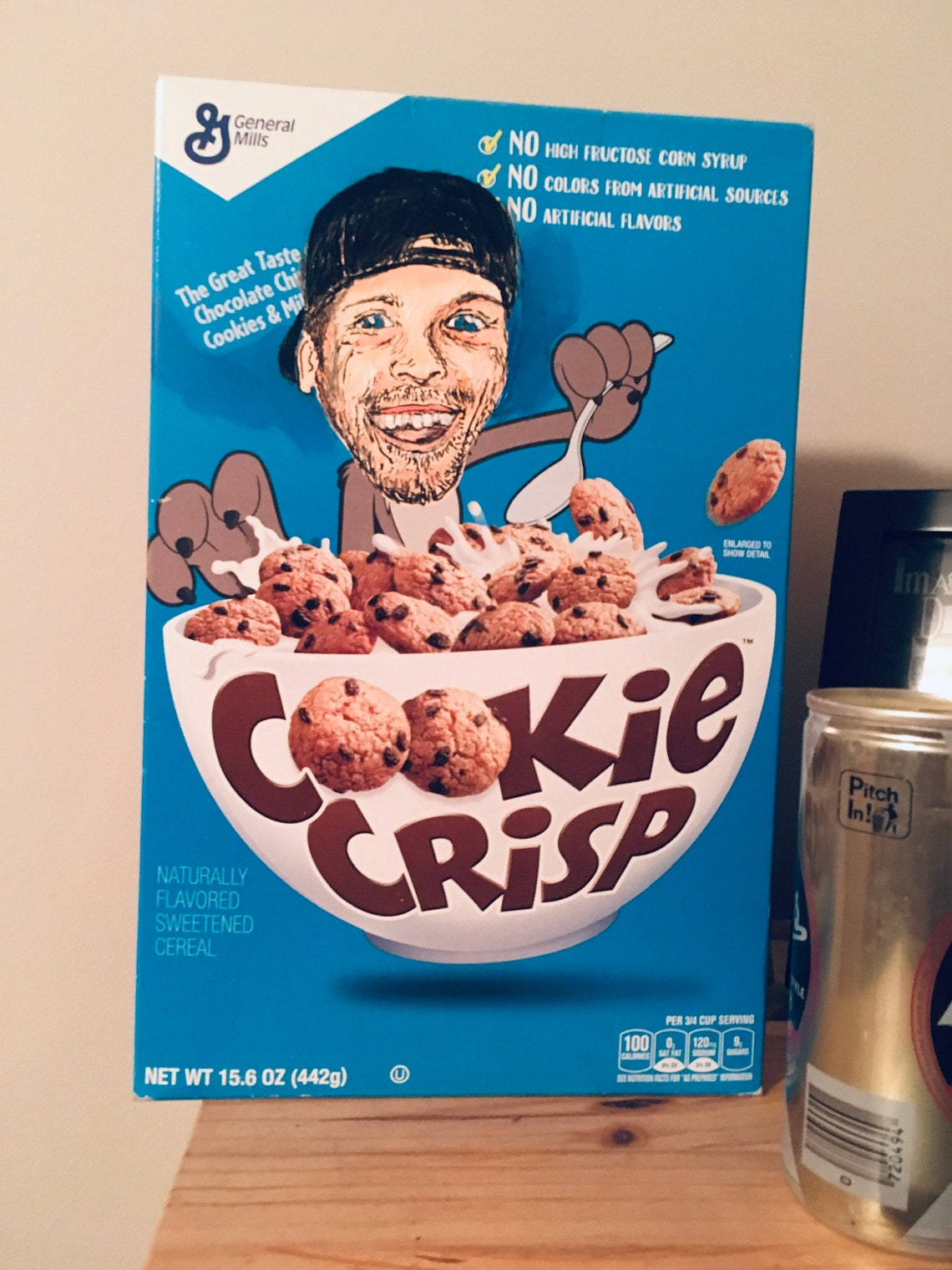 Custom Cereal Box Portrait Etsy