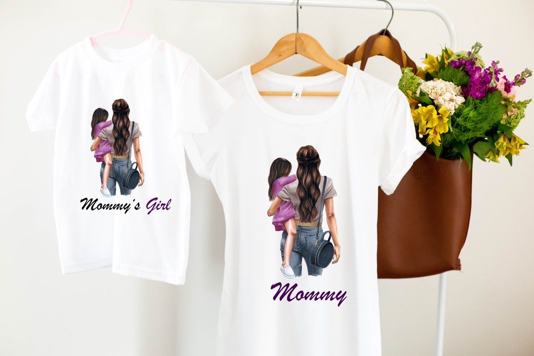 Mommy and Mini Me: Matching Mom and Daughter Outfit Shirts With ...