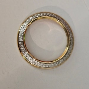 Gucci GOLD Diamond Cut Metal Bezel for Gucci Bezel Watch  display picture 1