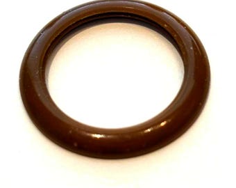 VINTAGE Chocolate Brown Acrylic Bezel For Gucci 11/12 & 1100-L  Ladies Bangle Watch. NOS, Old Stock.