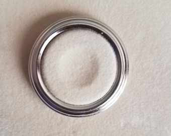 Silver Tone Metal Bezel For Gucci 11/12 & 1100 Ladies Bangle Watch. NEW AND UNUSED (Old Stock)