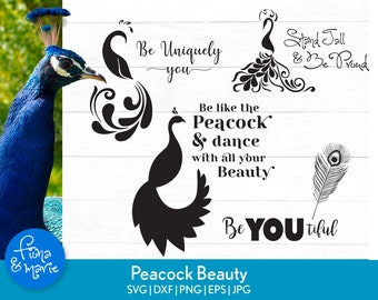 Download Peacock for cricut | Etsy