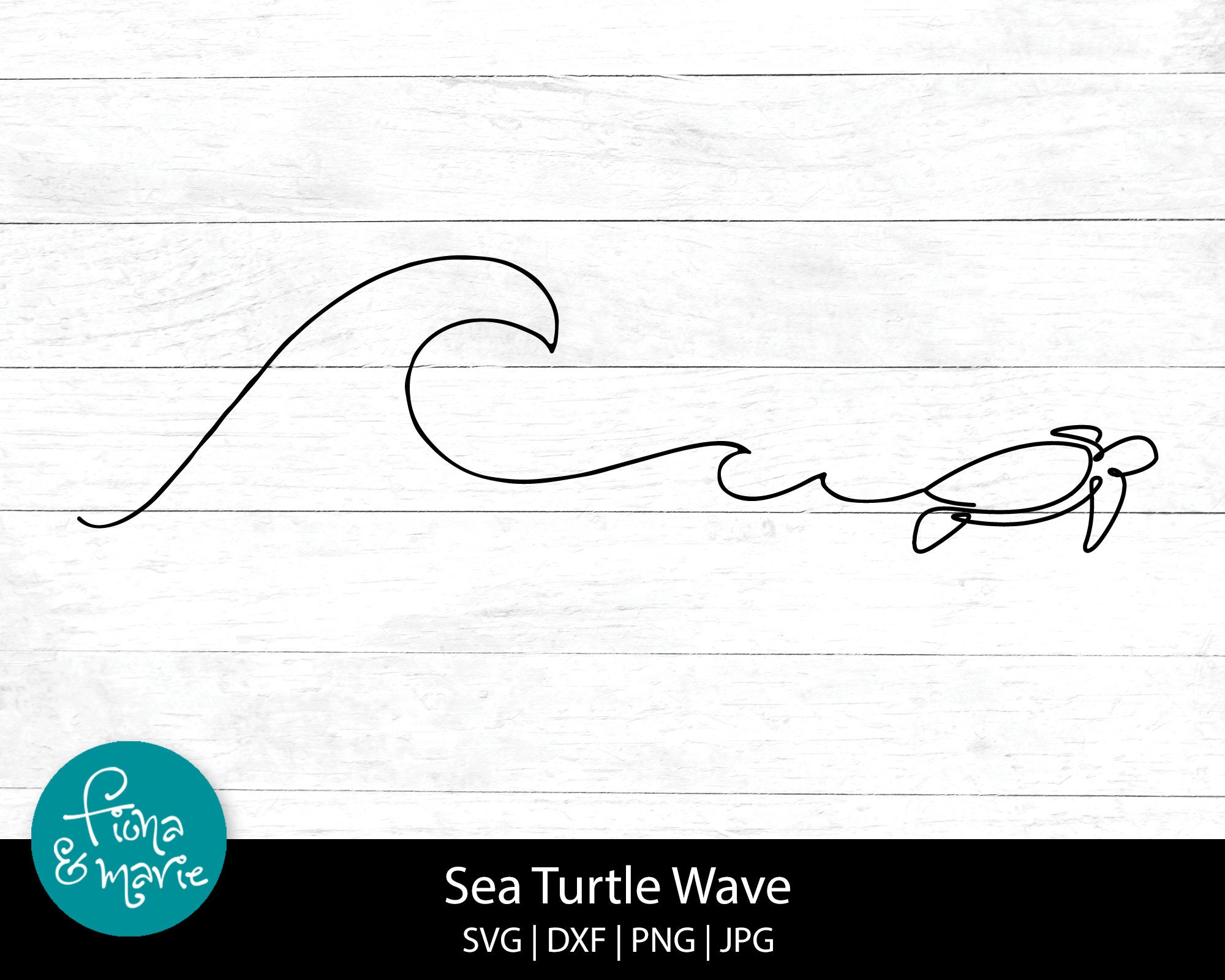 Turtle Riding The Wave Svg Sea Turtle Wave SVG: Ocean Design Cut Files (digital Download) - Etsy