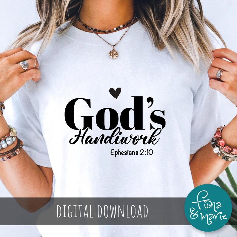 Spring Gods Handiwork God's Handiwork SVG: Christian Bible Verse (digital Download) - Etsy