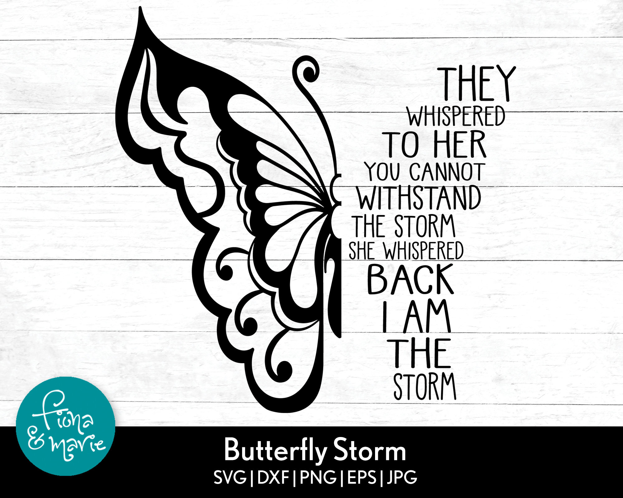 They Whispered To Her You Cannot Withstand The Storm She Etsy