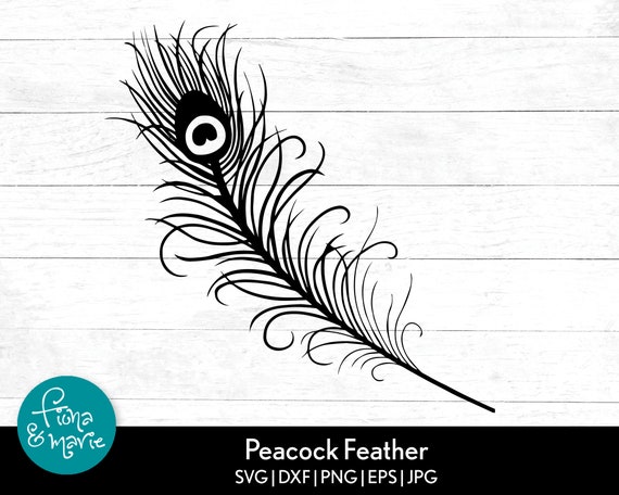 Download Peacock Feather Svg Peacock Svg Svg Png Jpg Eps Dxf Etsy