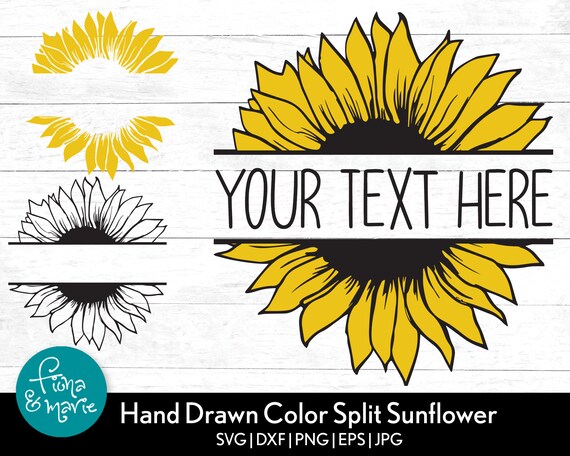 Free Free 168 Sunflower Initial Svg SVG PNG EPS DXF File
