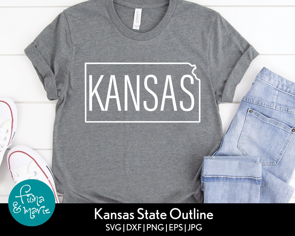 Kansas Svg Svg Png Jpg Eps Dxf Ai Mirrored PDF - Etsy