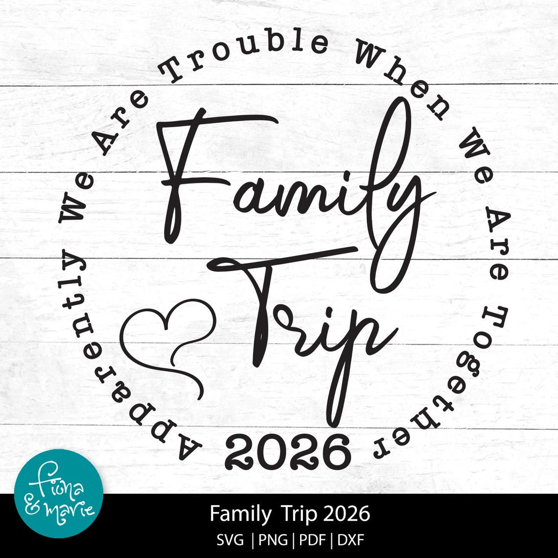 Family Trip 2026 Matching Shirt Design (SVG, PNG, PDF) - Etsy