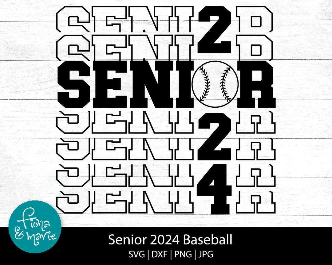 Senior 2024 Baseball, Senior 2024 Softball Svg, Png for Shirt, Senior