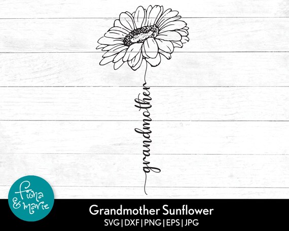 Free Free 261 Sunflower Grandma Svg SVG PNG EPS DXF File
