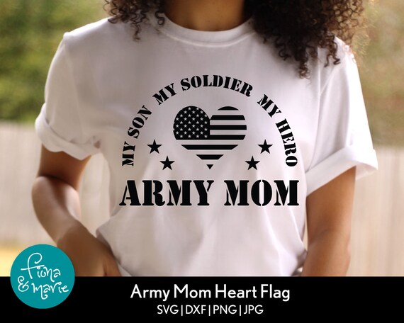 Proud Army Mom Tank Top - Women's Graphic Top For Mother's Day & Military Pride (Red)