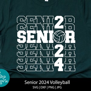 Senior 2024 Volleyball, Volleyball Senior Svg, Class of 2024 Senior ...