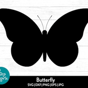 Papillon SVG | Fichier de découpe en vinyle, découpes, images clipart | svg | png | jpg | EPS | dxf | Fichiers de découpe pour Cricut et Silhouette