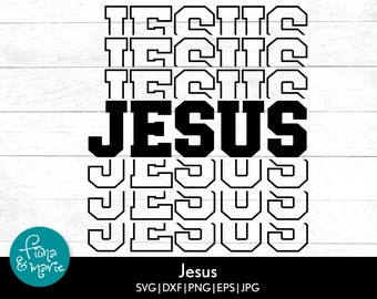 Jesus SVG | Christian Faith, Cut File (Digital Download)