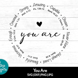Sie sind Inspiration, Bibel Vers svg, Inspirational svg, svg, dxf, jpg, png, gespiegeltes pdf, Cut File Cricut, Silhouette, Aufbügeln