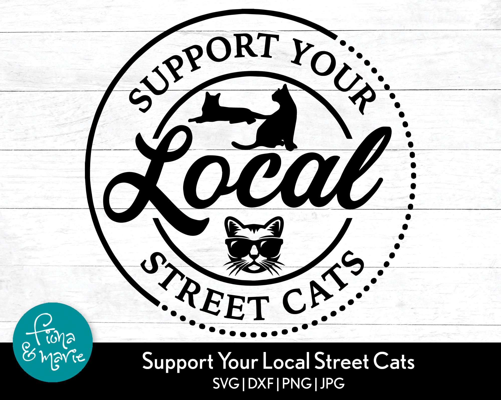 Adopt Me, Support Your Local Street Cat Sticker for Sale by