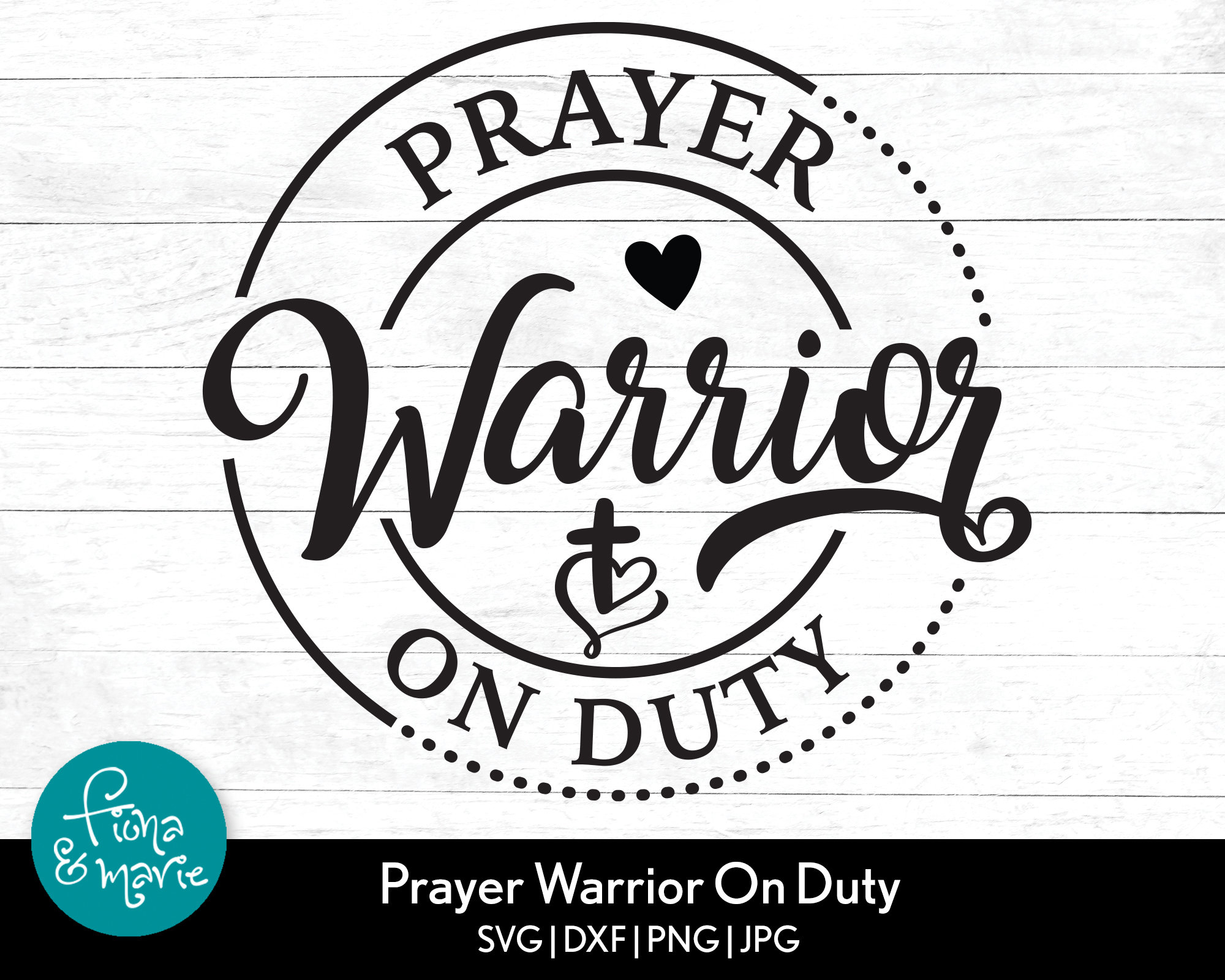 Prayer Warrior On Duty svg png jpg dxf Christian - Etsy México