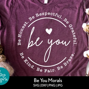 Soyez vous moral version svg | citation de motivation | encouragements | svg, dxf, jpg, png | édition enseignant