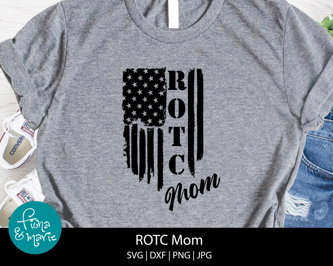 Soldier Rotc Svg ROTC Mom Grunge American Flag SVG: Military Pride (digital Download) - Etsy