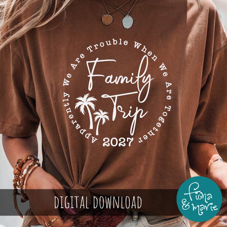 Family Trip 2027 SVG PNG Vacation Shirt Design (digital Download) - Etsy