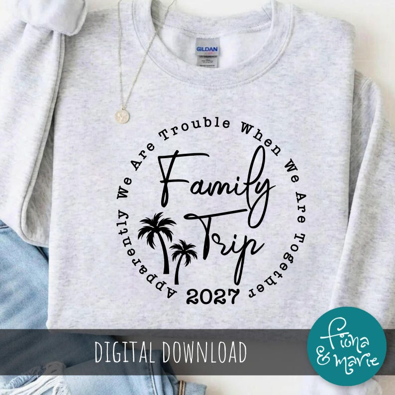 Family Trip 2027 SVG PNG Vacation Shirt Design (digital Download) - Etsy