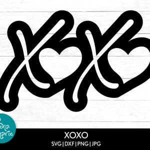 XOXO-svg | Knuffels en kusjes | Valentijn SVG | Valentijn shirt SVG | Valentijnsdag gesneden bestand | png voor overhemd | Moederleven | Bestanden knippen voor Cricut