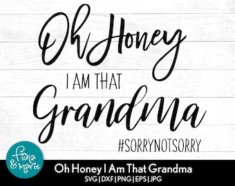 Oh Schatz, ich bin diese Oma SVG | Lustiges Oma Design (Digitaler Download)