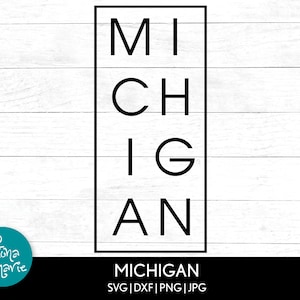 Michigan svg | svg | png | jpg | eps | dxf | Cut files for Cricut and Silhouette | Michigan Pride | Instant Download