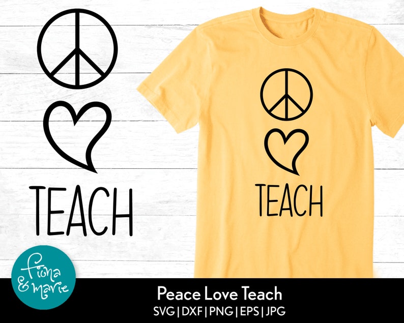 Free Free Peace Love Teach Svg Free 581 SVG PNG EPS DXF File