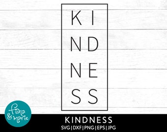 Archivo SVG de amabilidad / Archivo de corte inspirador (Descarga digital)