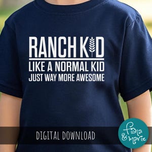 Ranch Kid SVG – Farm Life Design, Cricut Cut File (Digital Download)