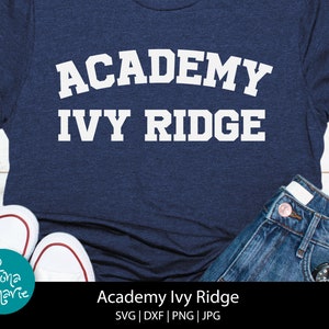 Academy Ivy Ridge the Program Svg, Dxf, Png, Jpg, White Png Silhouette