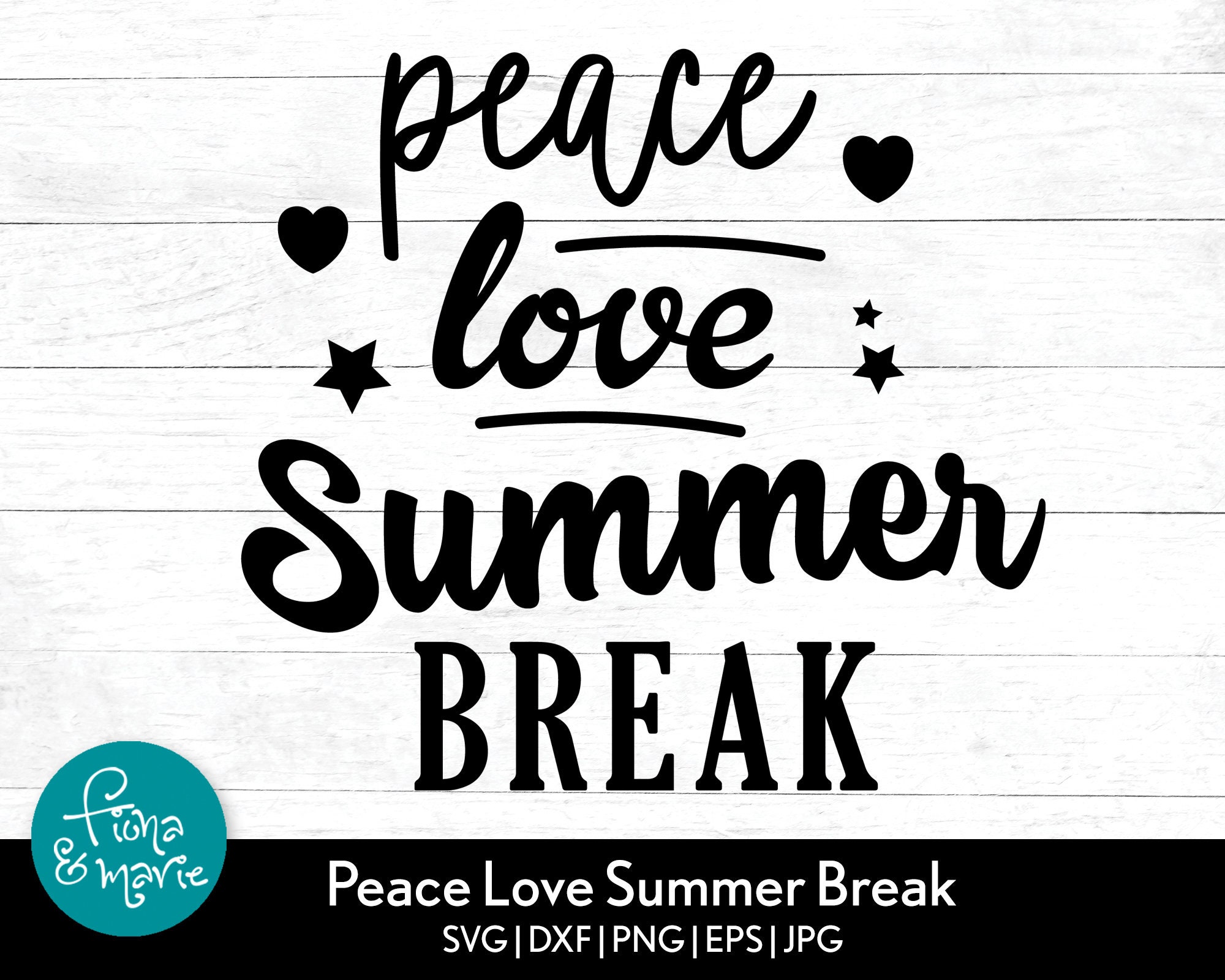 Download Peace Love Summer Break Teacher svg Summer svg Kids | Etsy