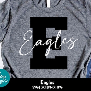 Eagles svg | Team Spirit svg | Eagles Logo for Shirt | Mom Life svg| | svg, dxf, eps, jpg, png, mirrored pdf | Cricut | Silhouette