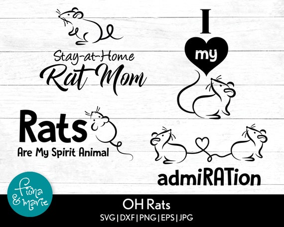 Rats Svg Bundle Rat Mom Svg Svg Dxf Eps Jpg Png Ai I Etsy