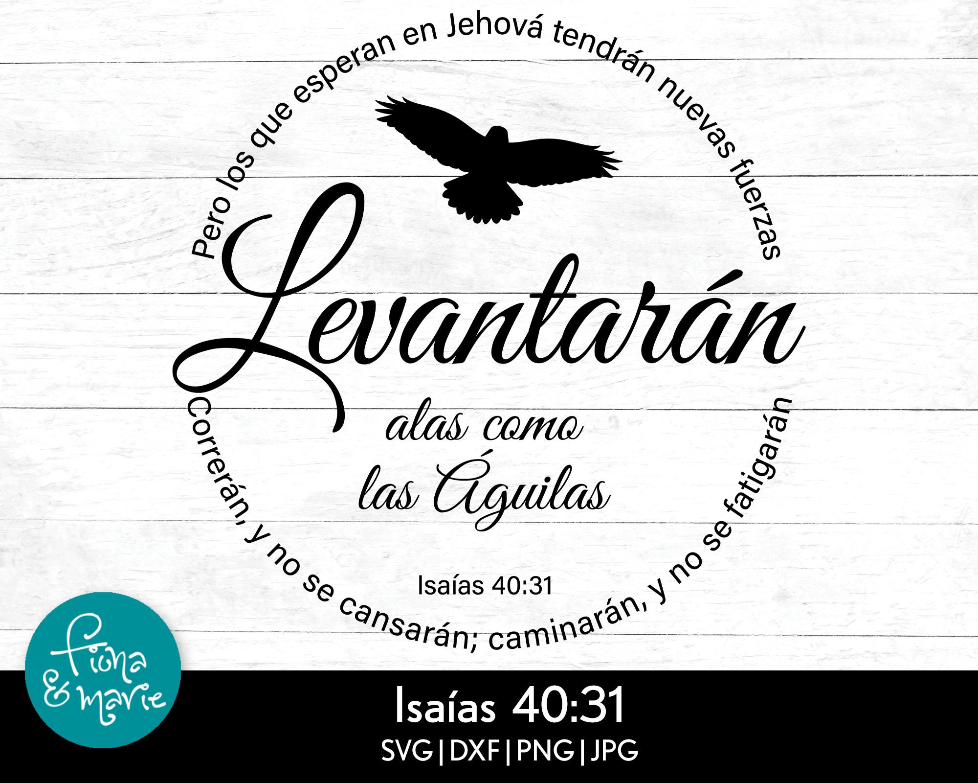 Levantarán Alas Como Las Águilas Isaías 40:31 Spanish Bible - Etsy New  Zealand