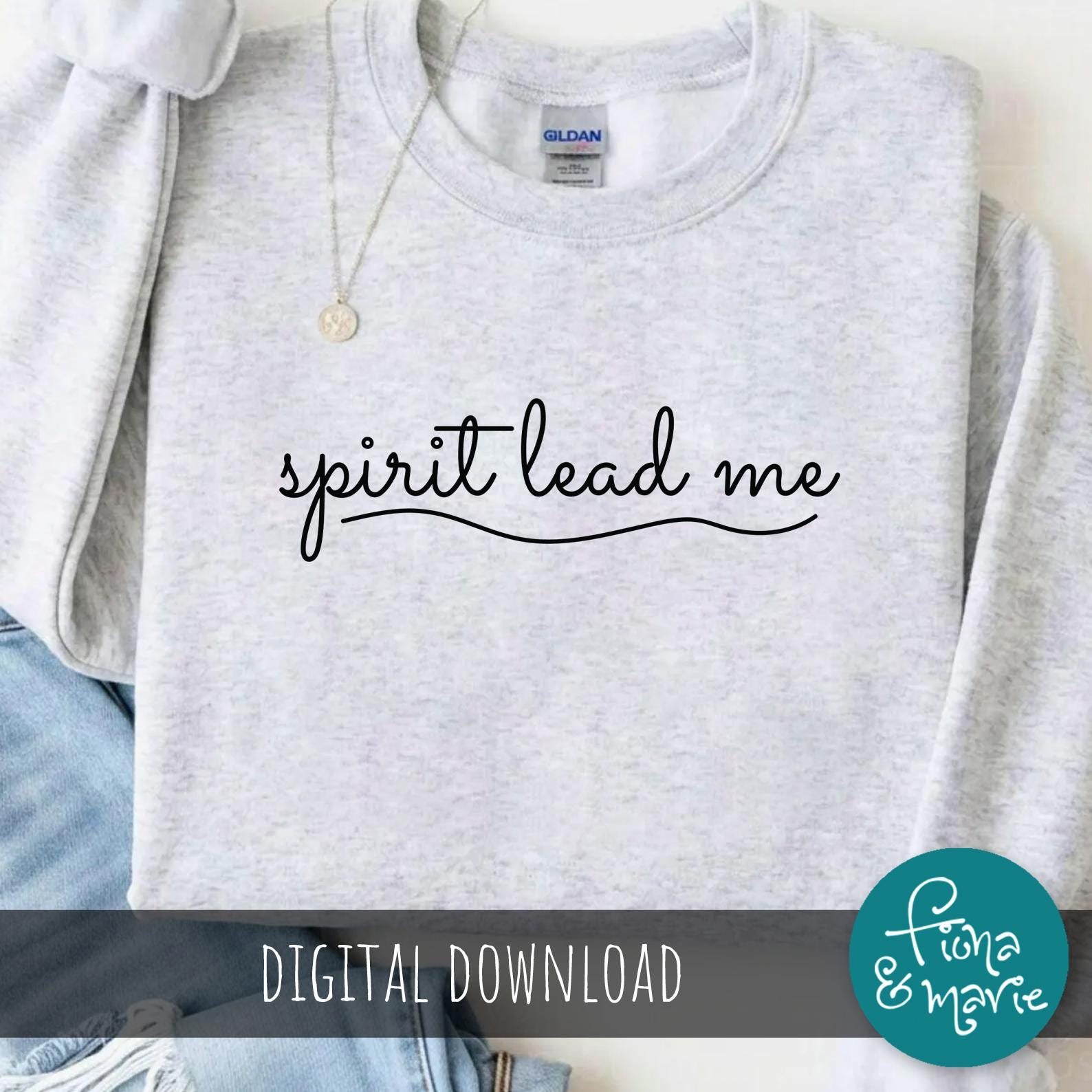 Spirit Lead Me Christian SVG | Inspirational Cut File (digital Download ...