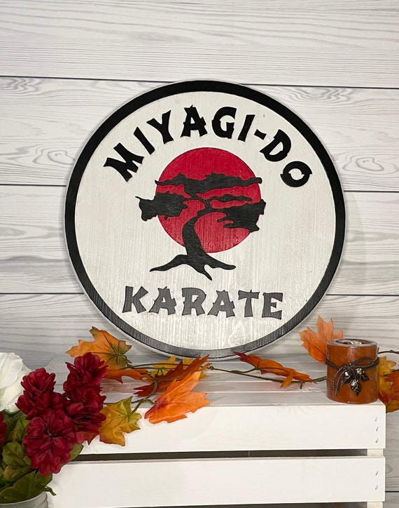 Miyagi-Do Karate Wood Sign Kobra Kai Wall Hanging man Cave Garage Sign